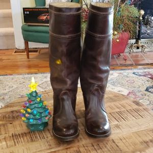 Frye leather tall boots